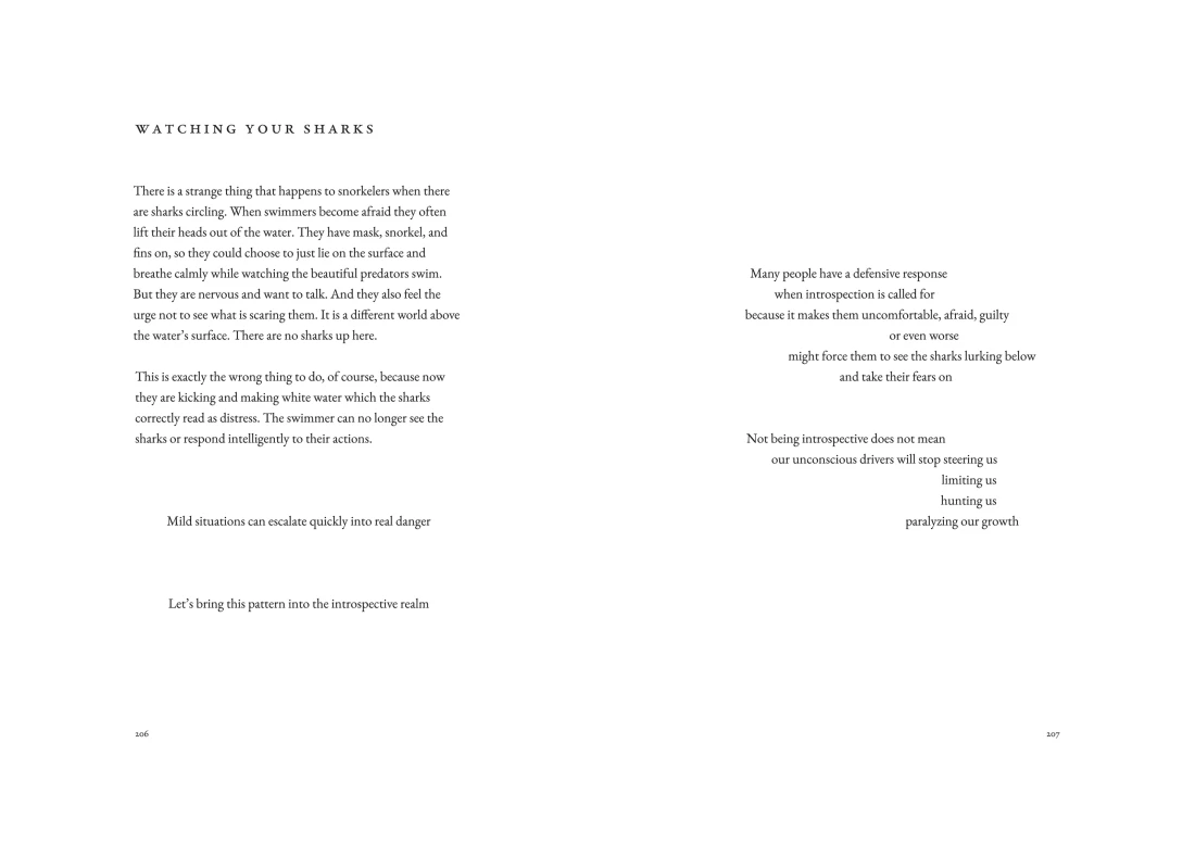 A spread from The Art of Training