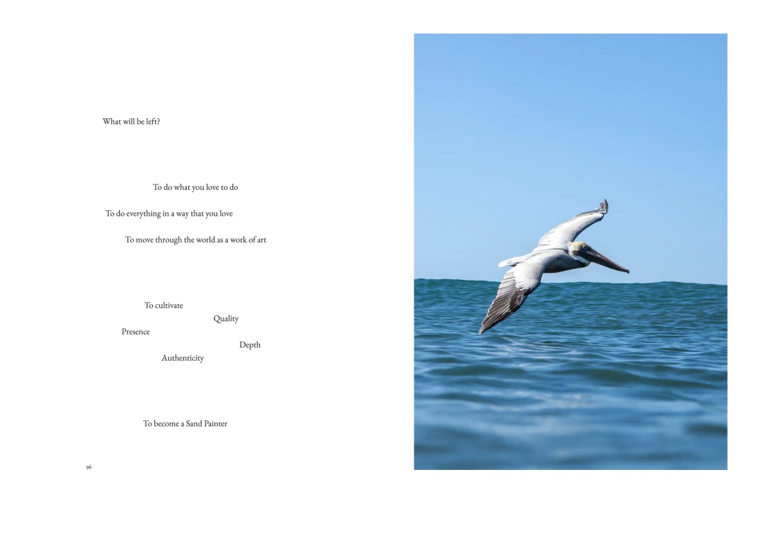 A spread from The Art of Training
