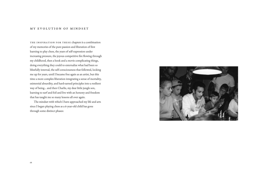 A spread from The Art of Training