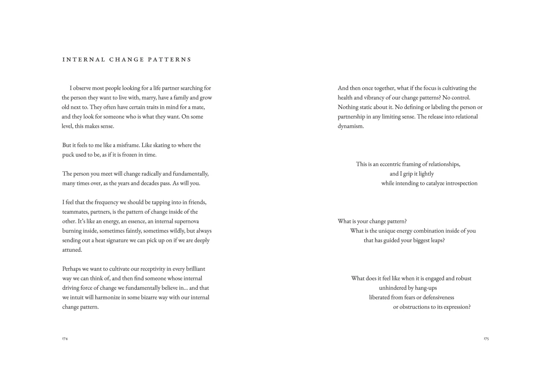 A spread from The Art of Training